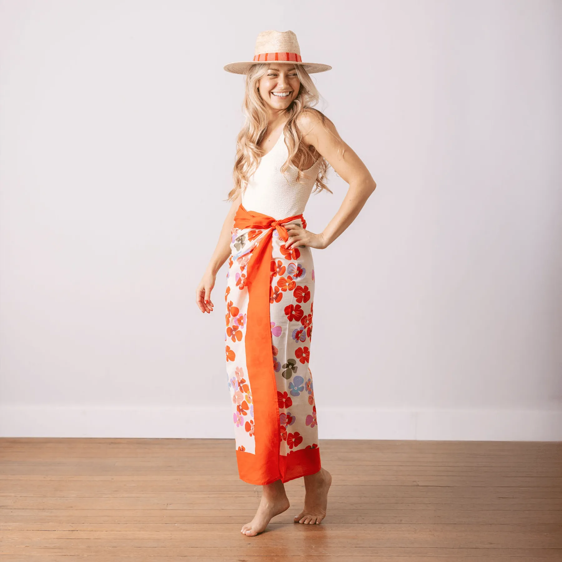 Rainbow Flower Sarong sold by Sunshine Tienda