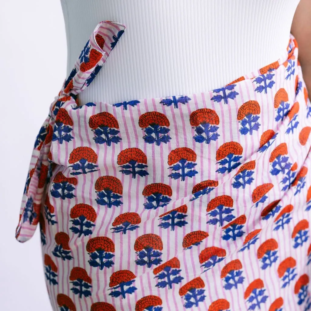 Pinstripe Marigold Sarong sold by Sunshine Tienda product image thumbnail 5