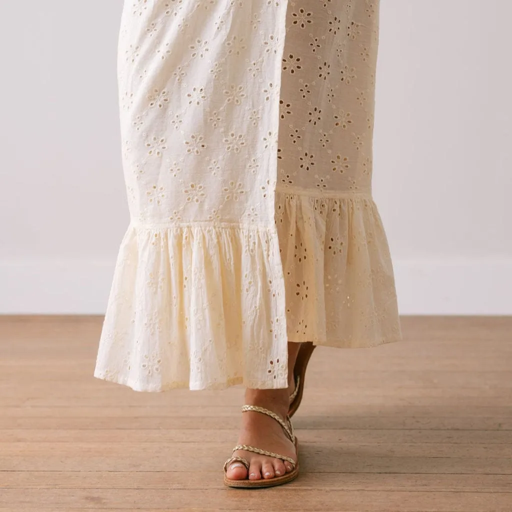 Ivory Eyelet Vienna Sarong sold by Sunshine Tienda product image thumbnail 2