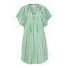 Green and White Cove Cover-Up sold by Sunshine Tienda