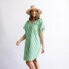 Green and White Cove Cover-Up sold by Sunshine Tienda