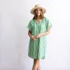 Green and White Cove Cover-Up sold by Sunshine Tienda