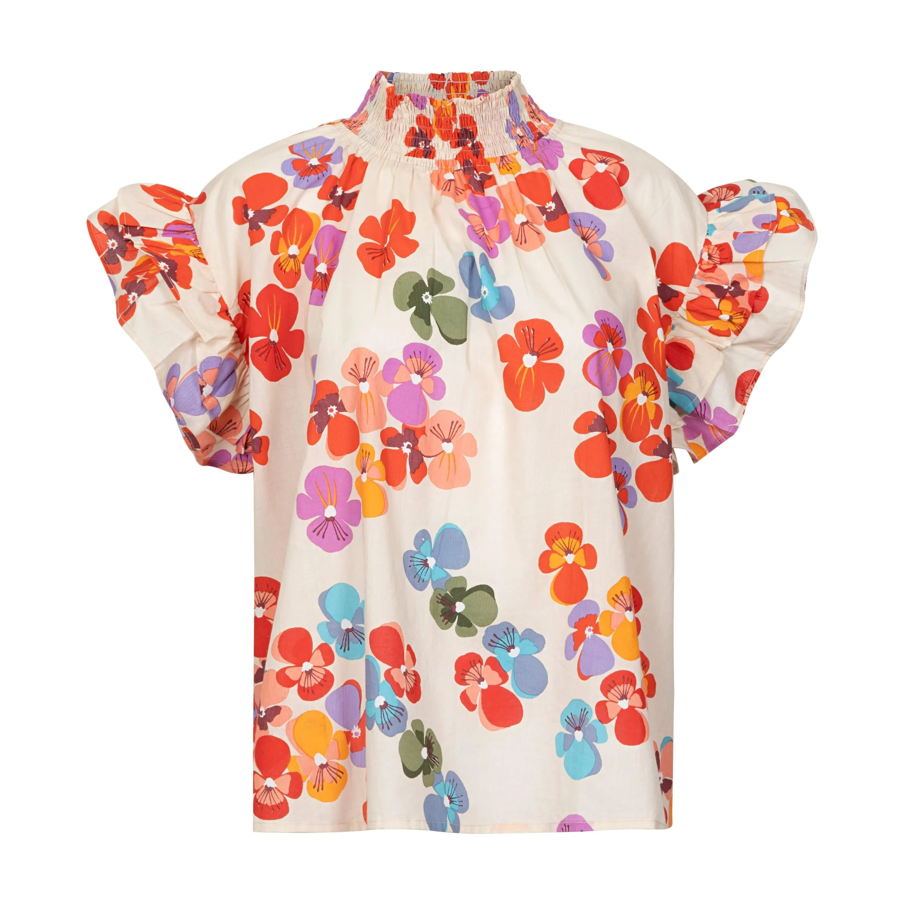 Rainbow Flower Flutter Top sold by Sunshine Tienda product image thumbnail 4