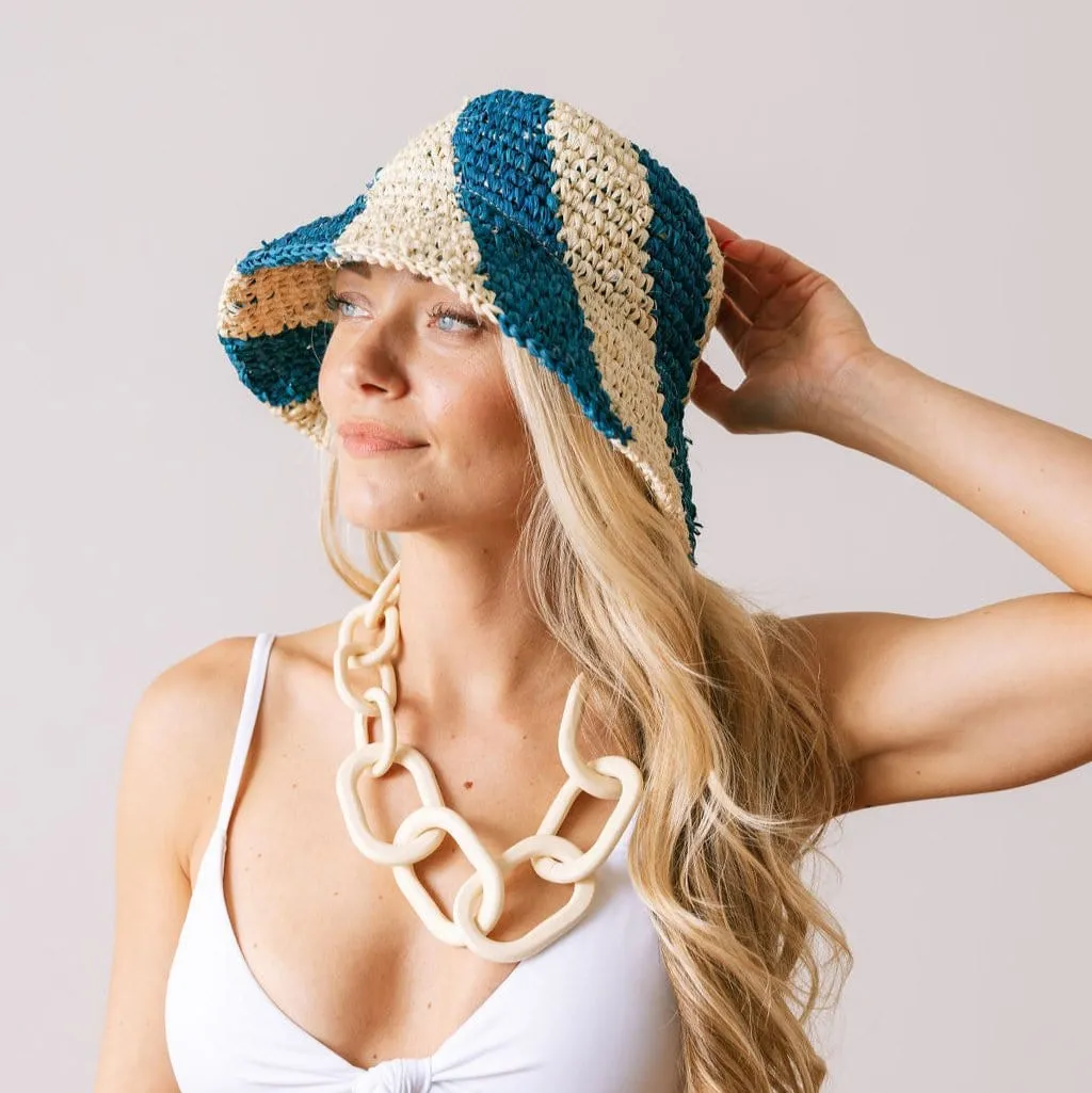 Ocean Wave Sun Hat sold by Sunshine Tienda product image thumbnail 3
