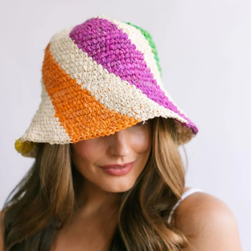 Rainbow Wave Sun Hat sold by Sunshine Tienda