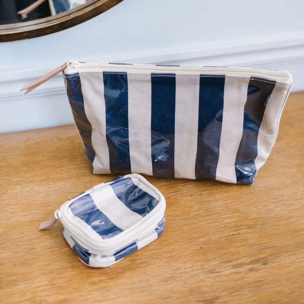 Navy Stripe Jewelry Case sold by Sunshine Tienda product image thumbnail 2