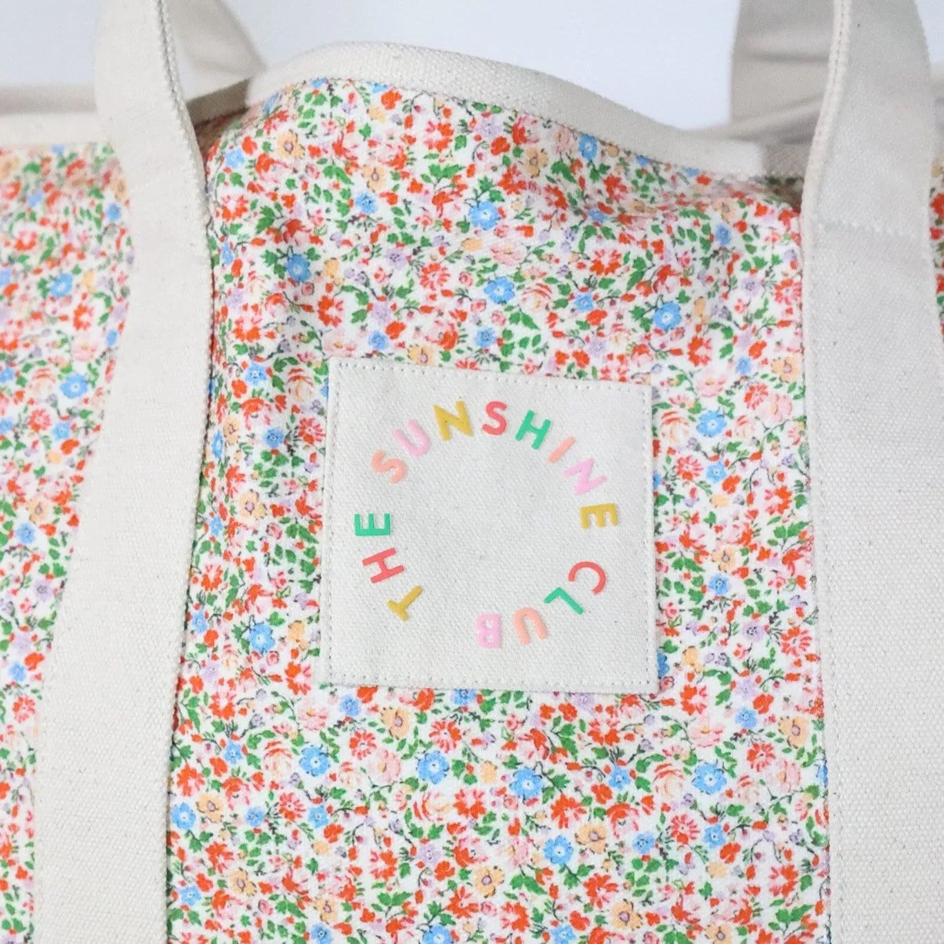 Floral Canvas Tote sold by Sunshine Tienda product image thumbnail 4