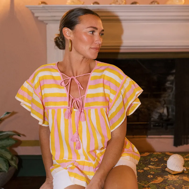 Sunkissed Mariposa Top sold by Sunshine Tienda