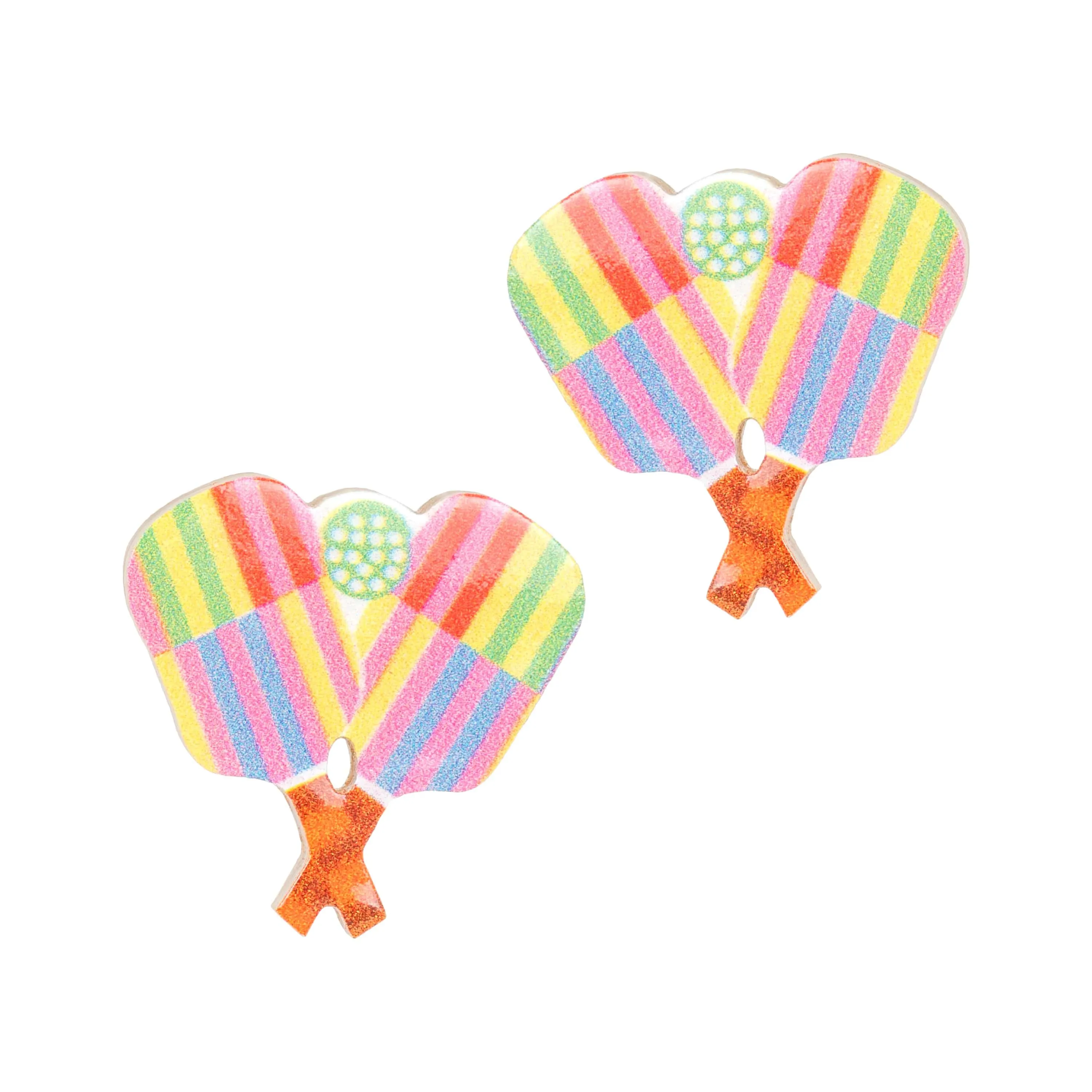 Colorful Pickleball Studs sold by Sunshine Tienda product image thumbnail 2