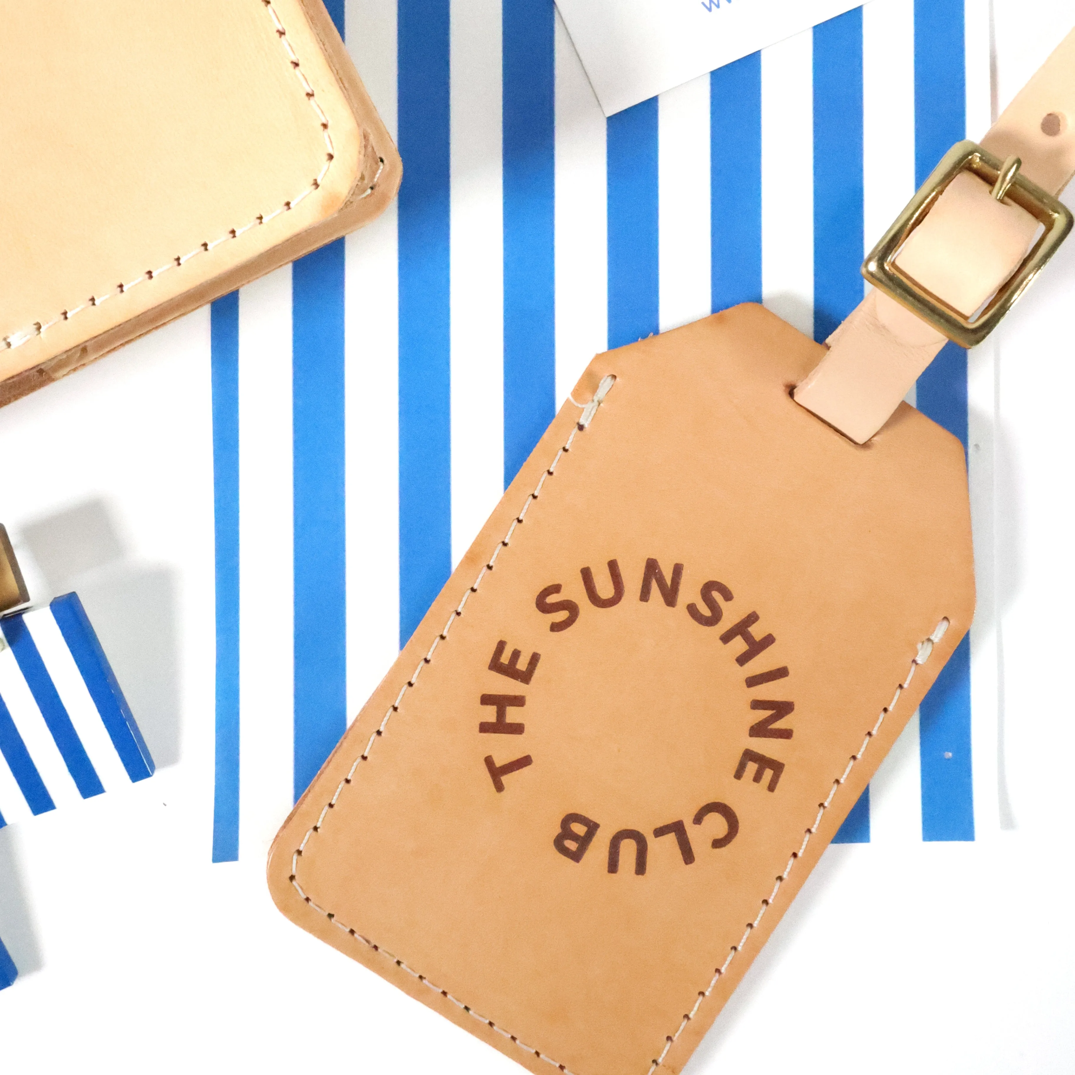 The Sunshine Club Luggage Tag sold by Sunshine Tienda