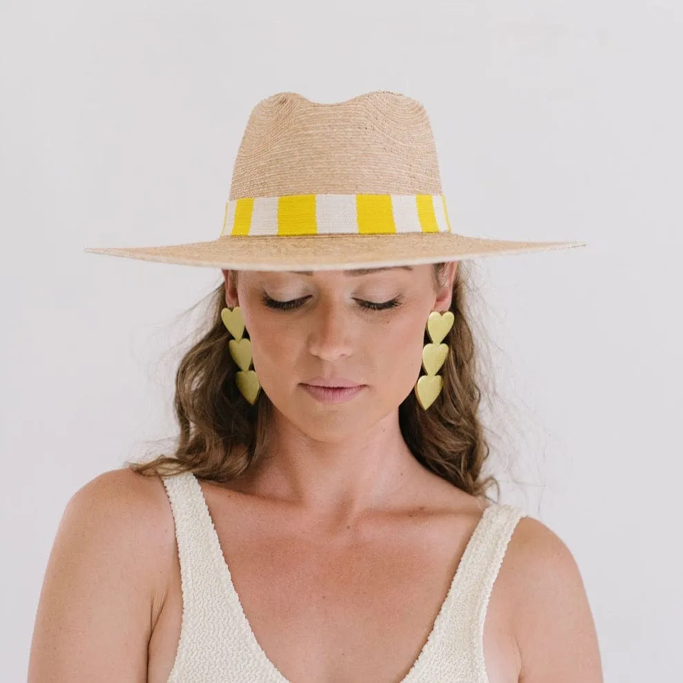 Gold Metallic Heart Earrings sold by Sunshine Tienda product image thumbnail 4