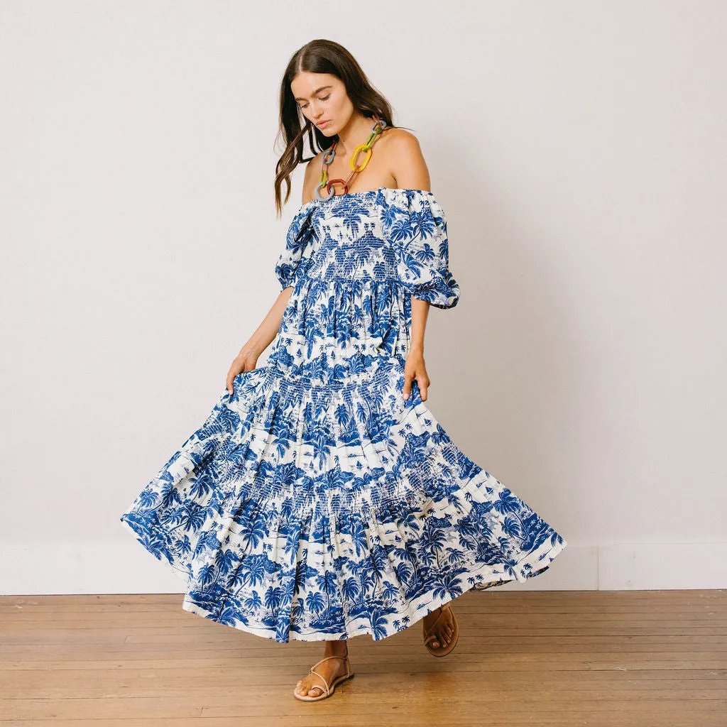 Tropical Toile Tula Dress sold by Sunshine Tienda product image thumbnail 3