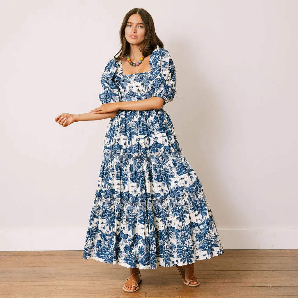 Tropical Toile Tula Dress sold by Sunshine Tienda