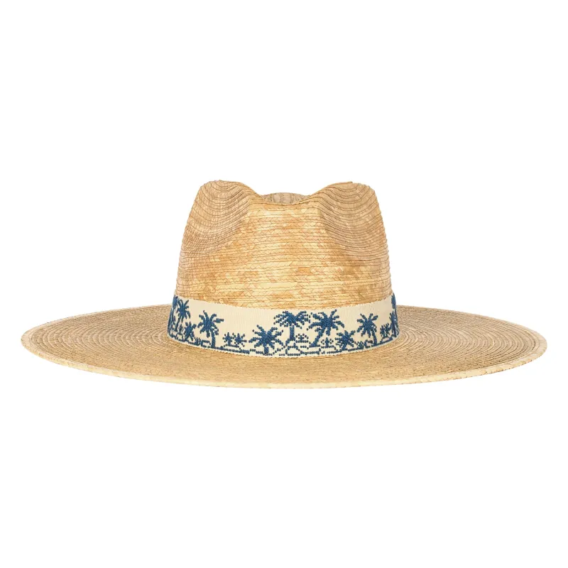Tropical Toile Palm Hat sold by Sunshine Tienda
