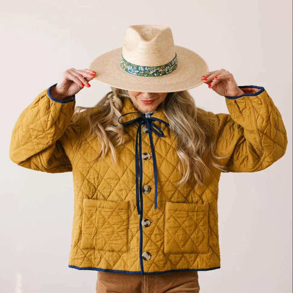 Paradise Floral Palm Hat sold by Sunshine Tienda product image thumbnail 2