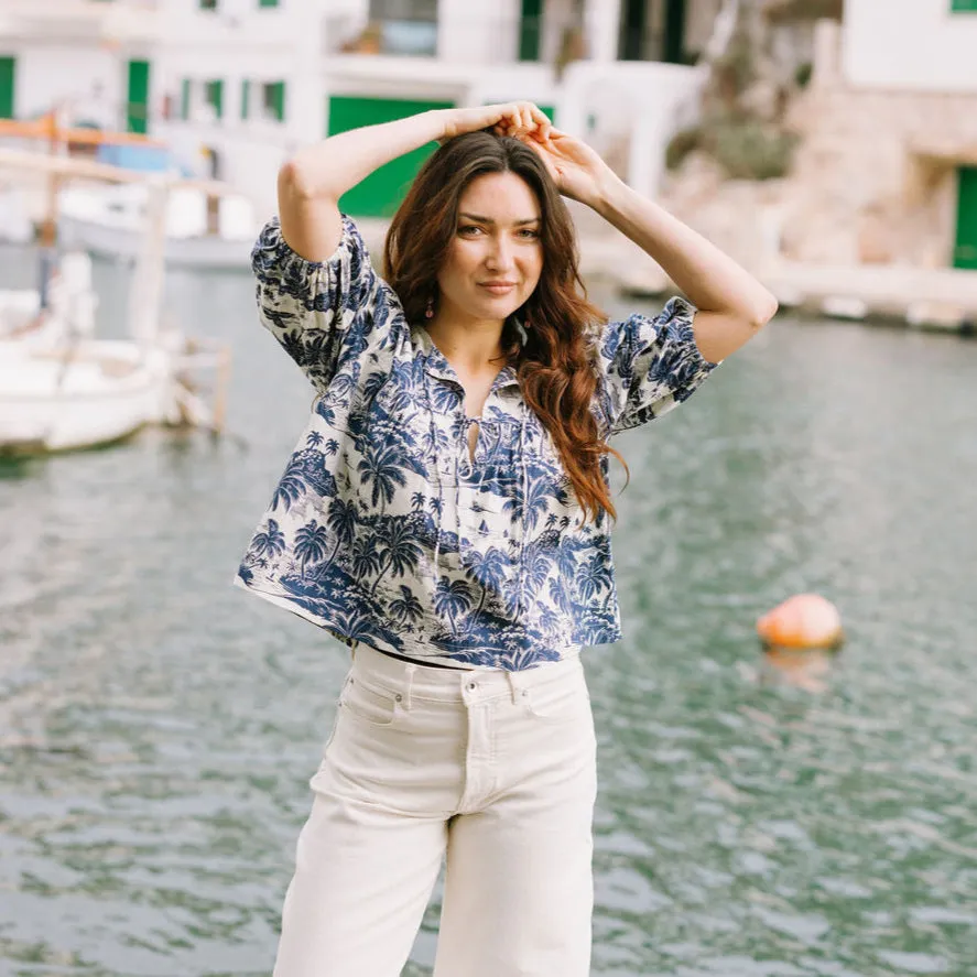 Tropical Toile Mira Top sold by Sunshine Tienda product image thumbnail 2