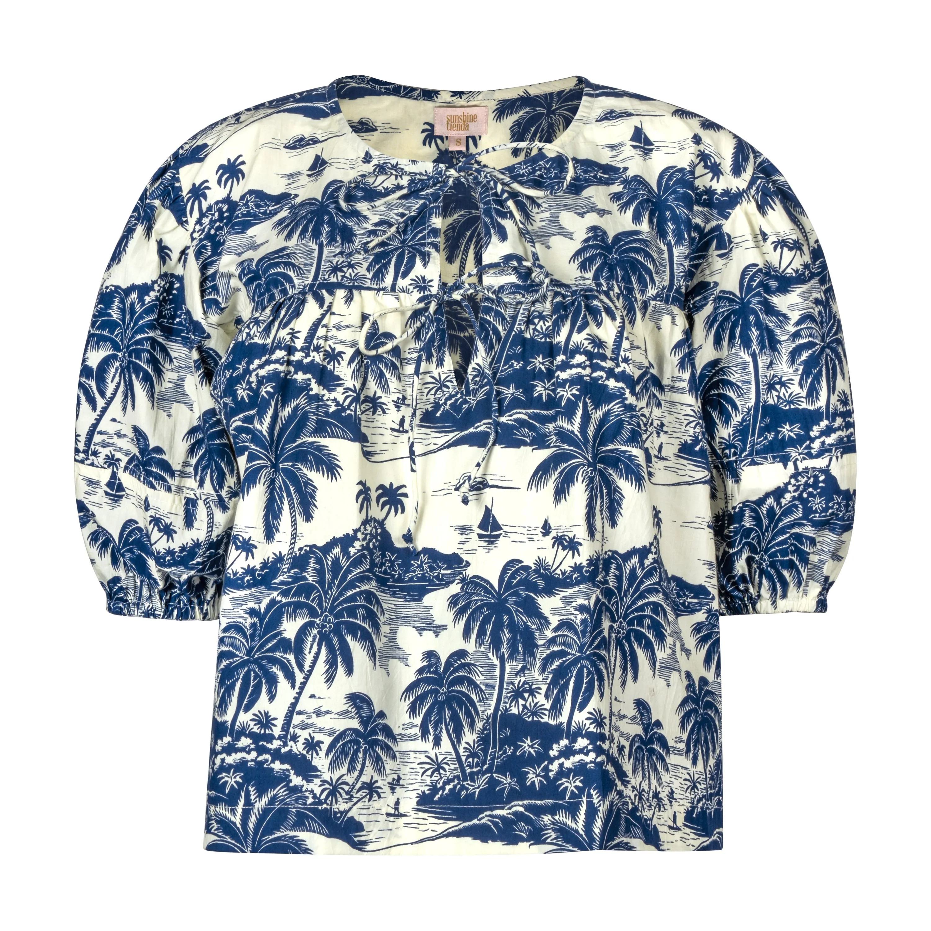 Tropical Toile Mira Top sold by Sunshine Tienda product image thumbnail 3