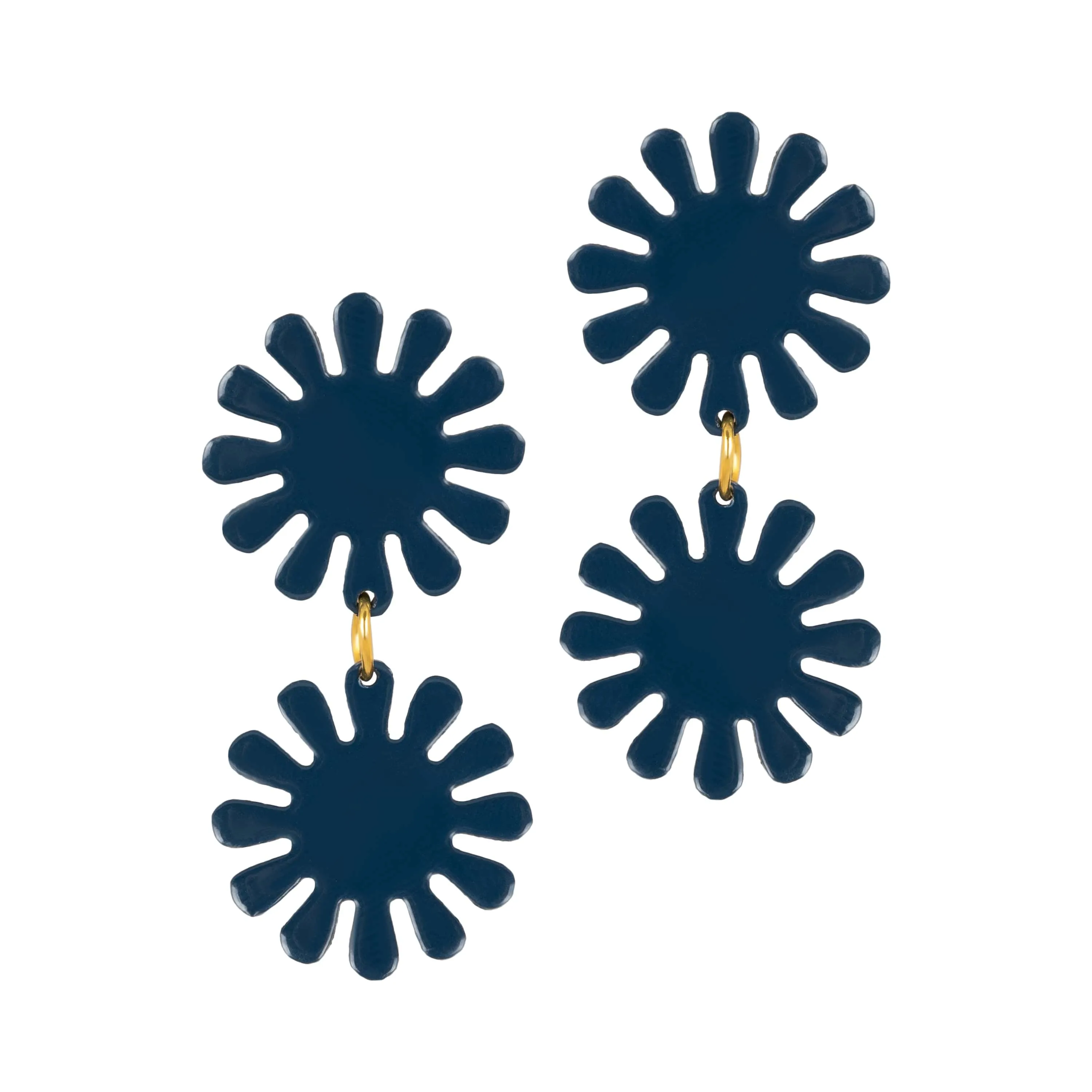 Navy Maria Double Dangles sold by Sunshine Tienda product image thumbnail 2