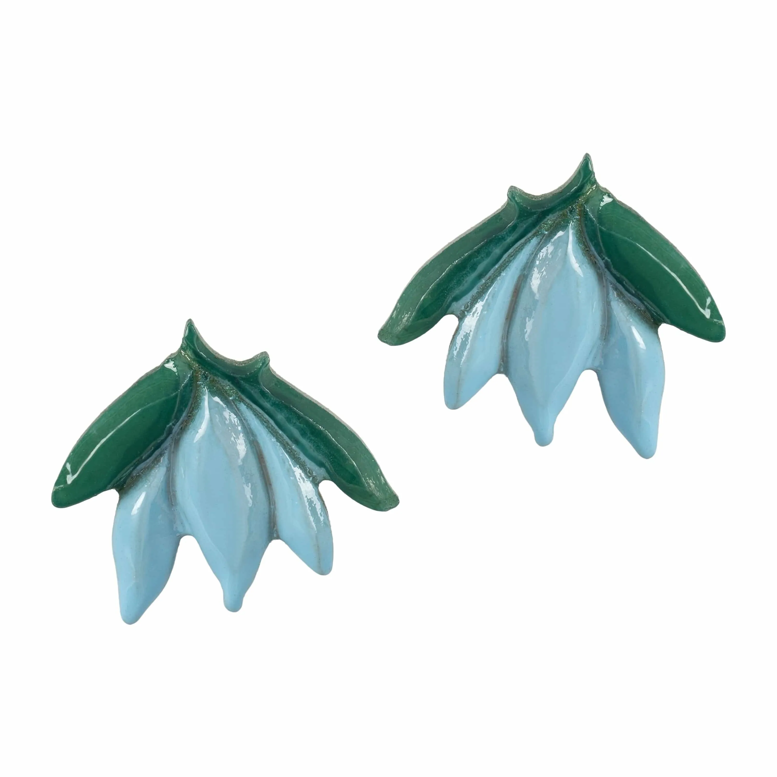 Sky Blue Blossom Studs sold by Sunshine Tienda