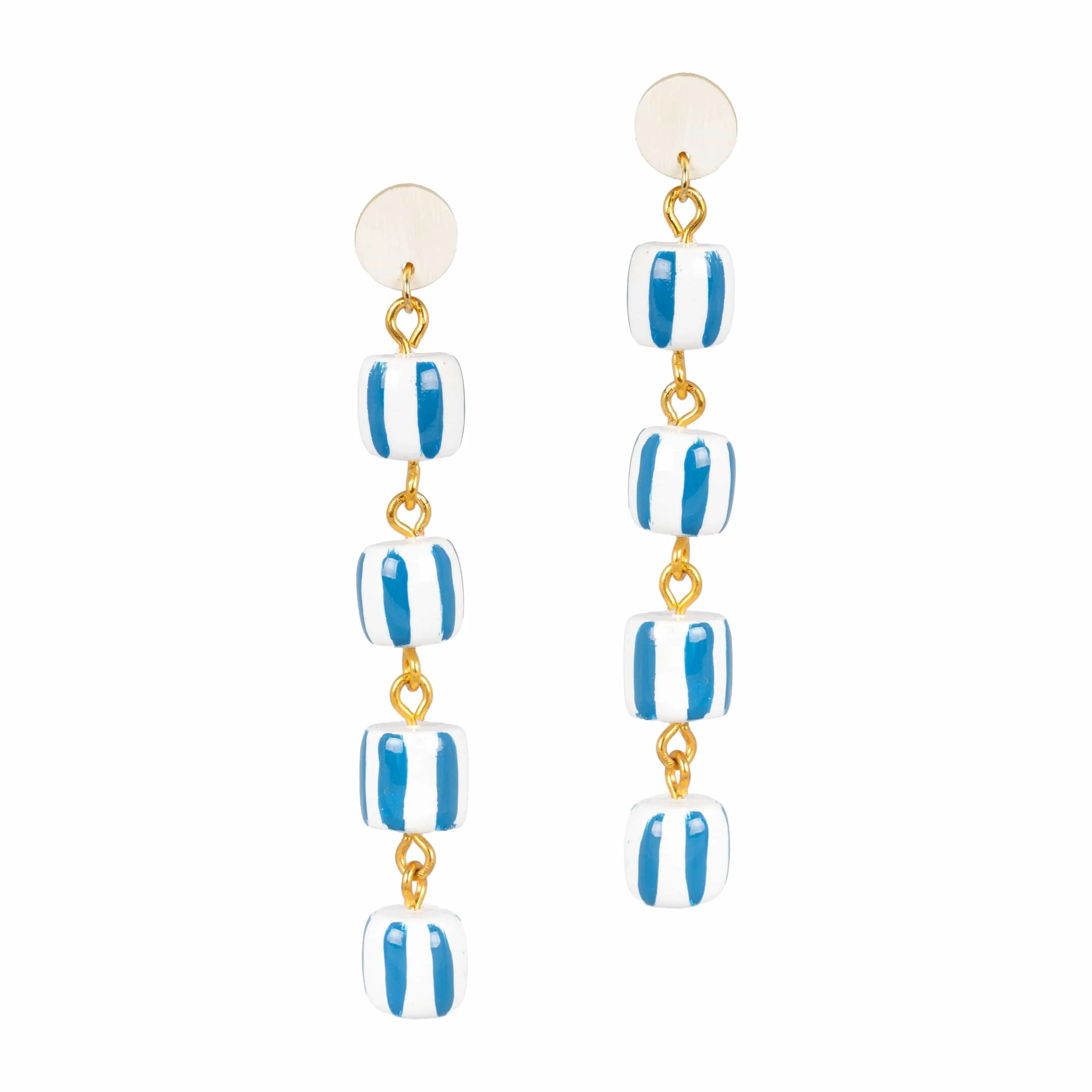 Blue Sofia Drop Earrings sold by Sunshine Tienda product image thumbnail 2