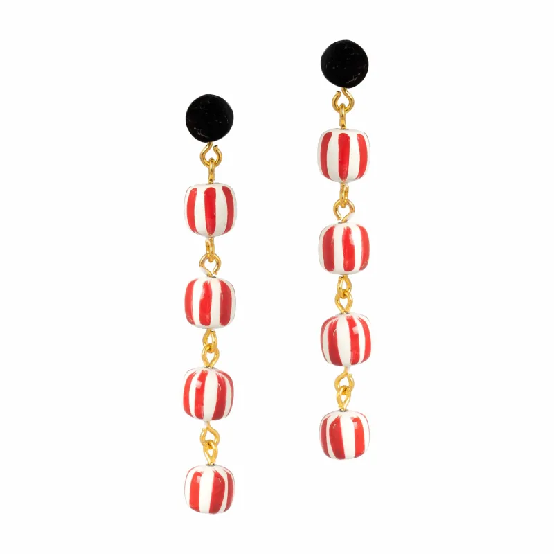 Red Sofia Drop Earrings sold by Sunshine Tienda