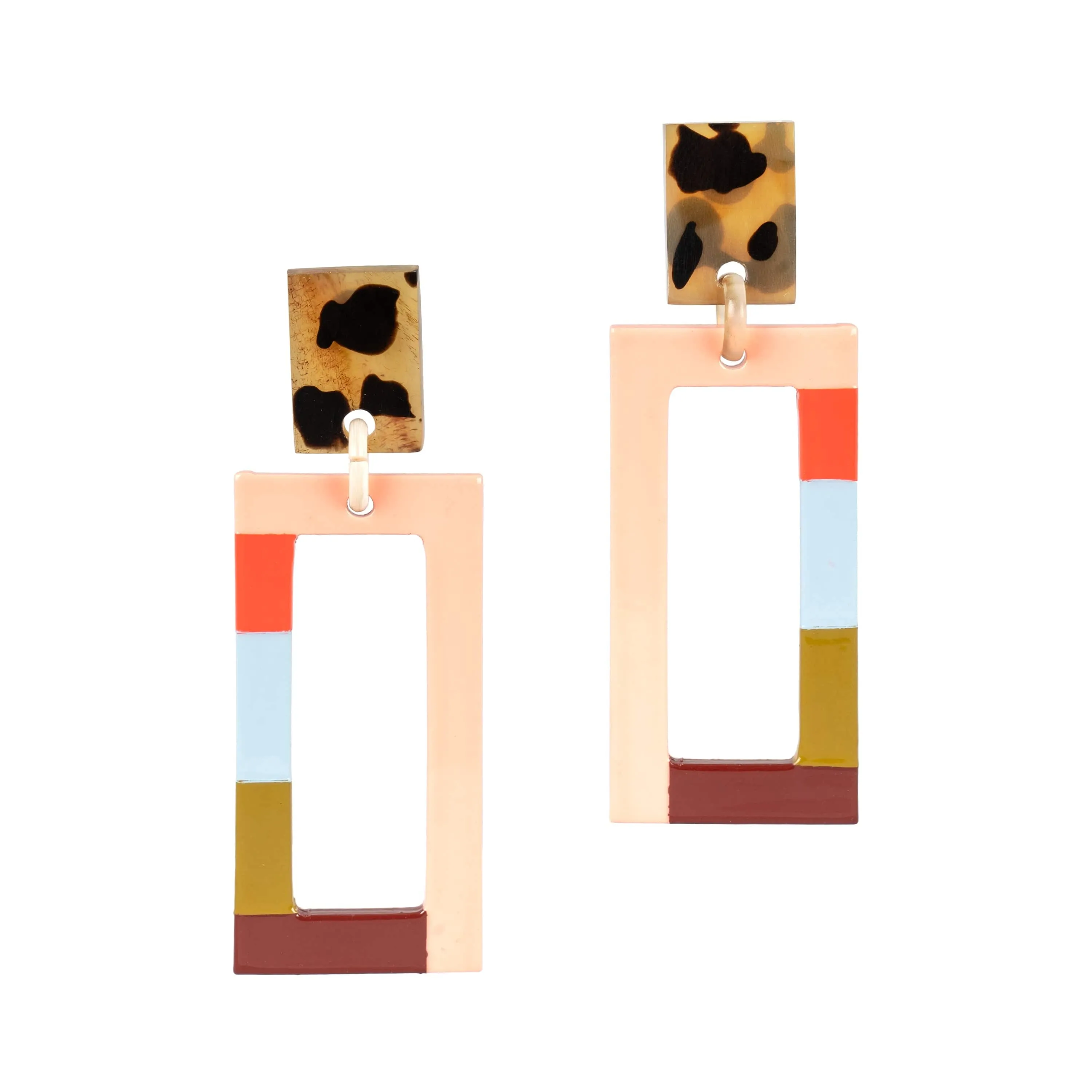 Del Mar Colorblock Earrings sold by Sunshine Tienda