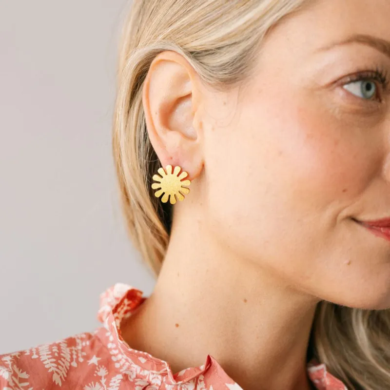 Gold Maria Studs sold by Sunshine Tienda