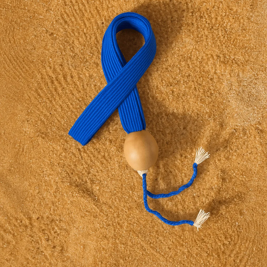 Blue Hand-Woven Hat Band sold by Sunshine Tienda