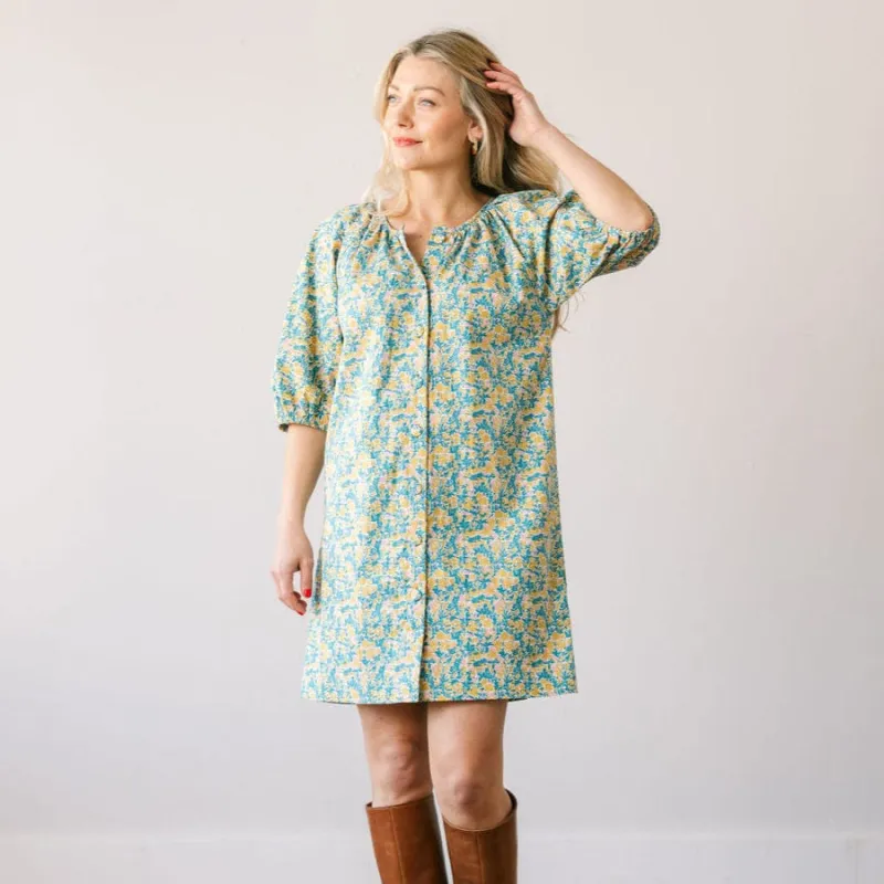 Paradise Floral Catalina Mini Dress sold by Sunshine Tienda