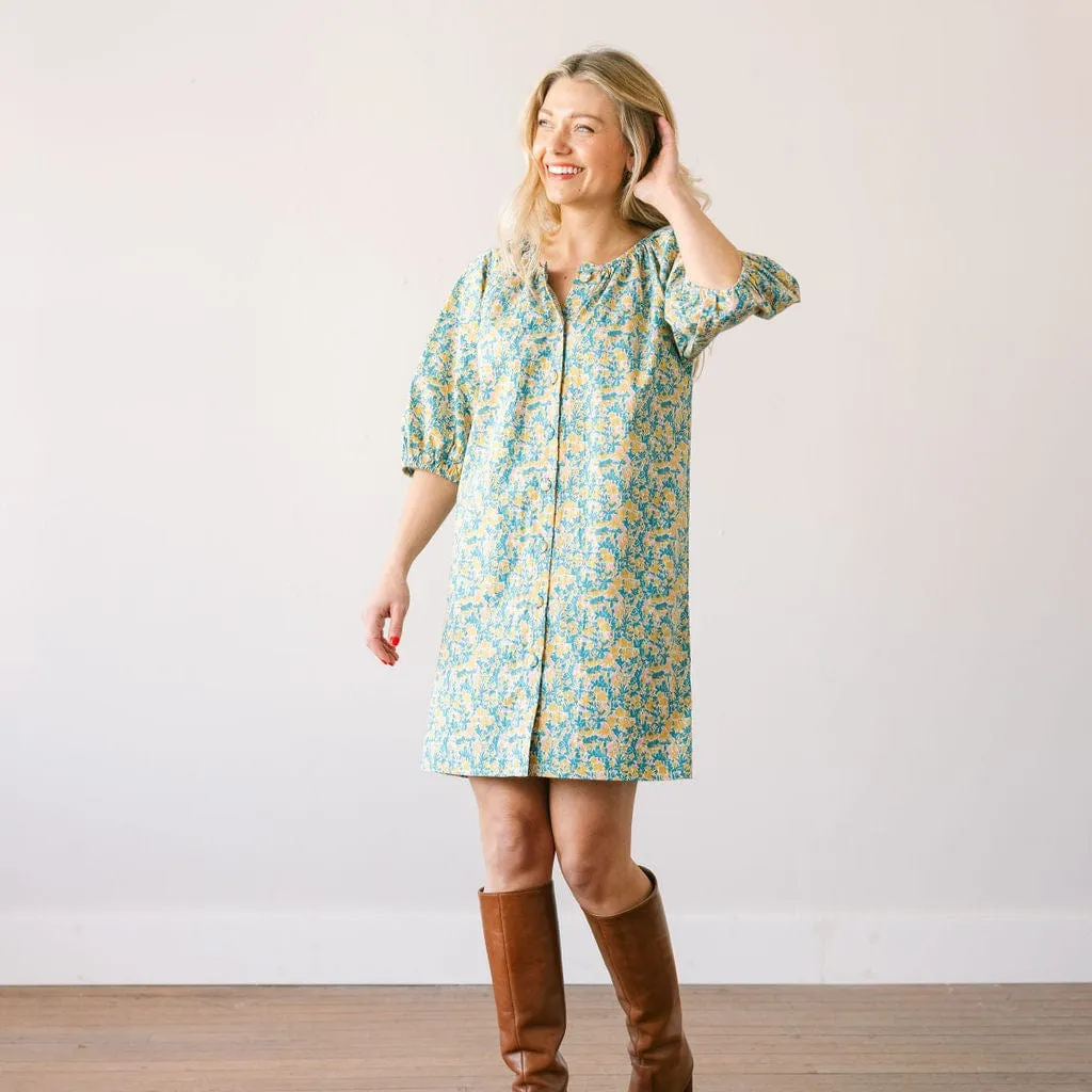 Paradise Floral Catalina Mini Dress sold by Sunshine Tienda product image thumbnail 4