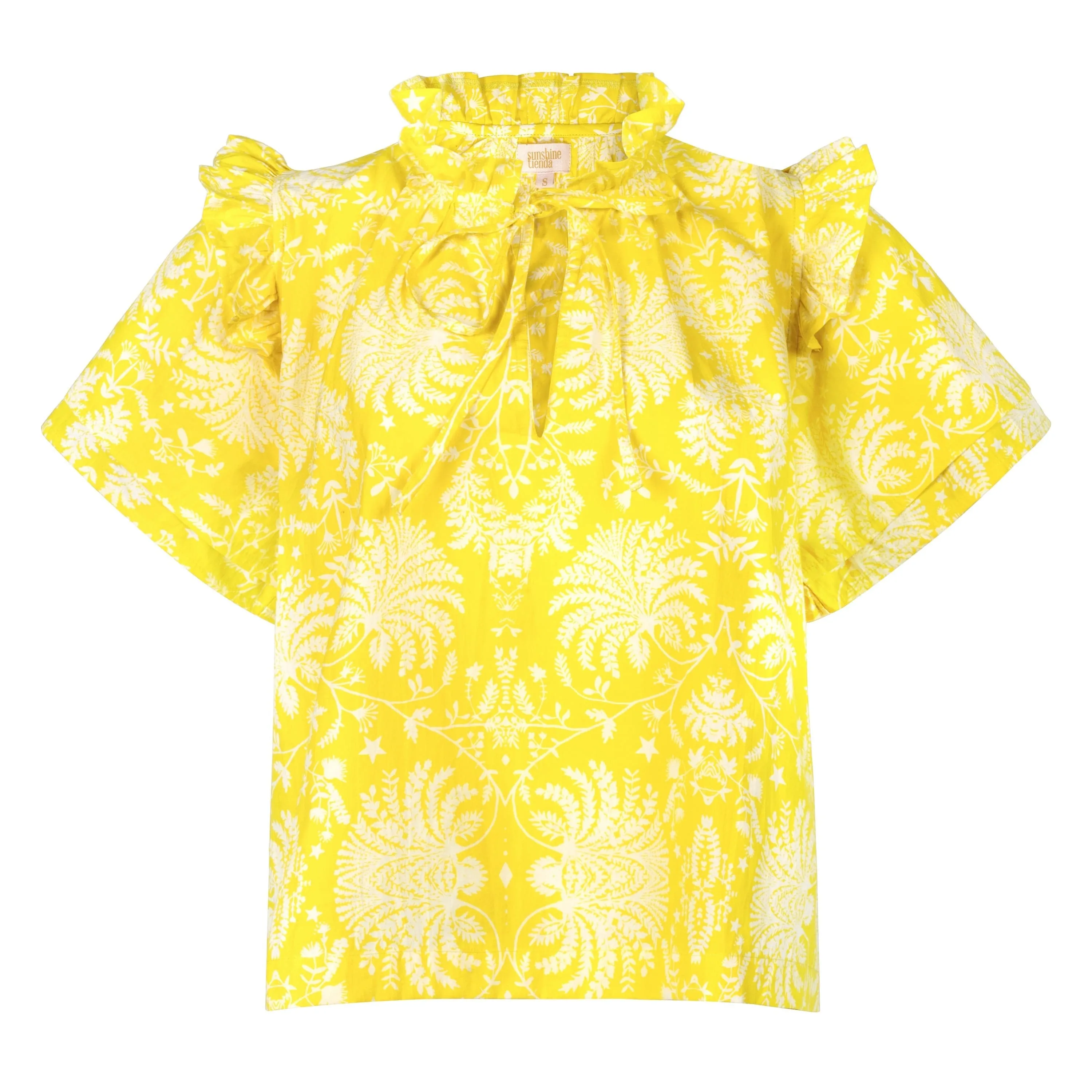 Citron Gilded Palm Gemma Top sold by Sunshine Tienda product image thumbnail 4