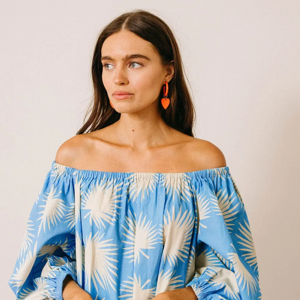 Red Hoop with Heart Dangles sold by Sunshine Tienda product image thumbnail 3