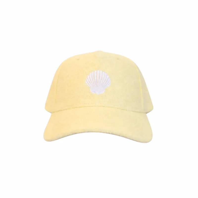 Pastel Yellow Terry Trucker Hat sold by Sunshine Tienda