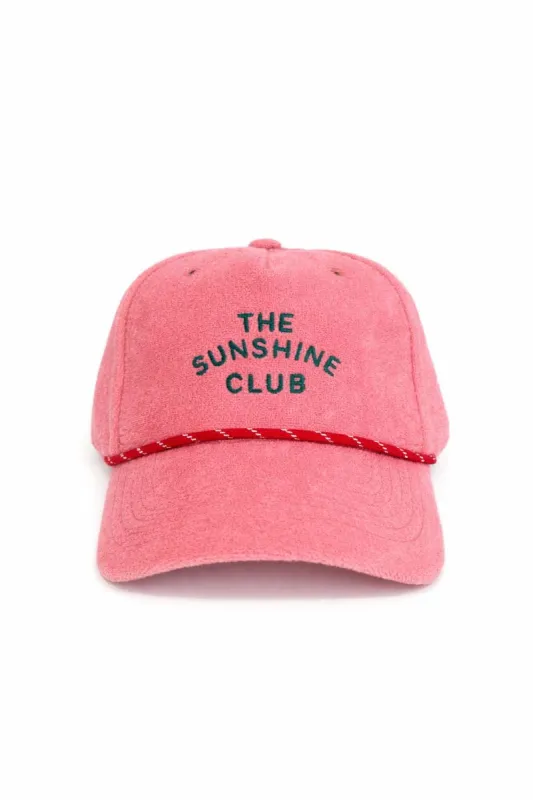 Strawberry Terry Trucker Hat sold by Sunshine Tienda