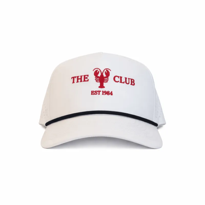 White Lobster Club Golf Hat sold by Sunshine Tienda