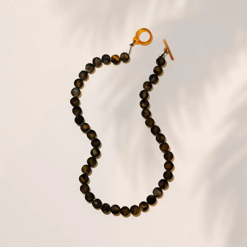 Smoky Quartz Confetti Necklace sold by Sunshine Tienda