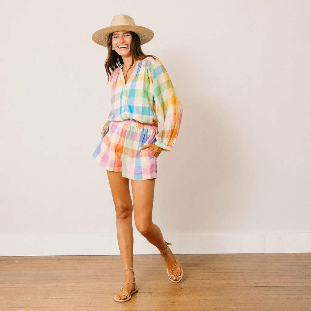 Rainbow Plaid Bermuda Short sold by Sunshine Tienda product image thumbnail 4