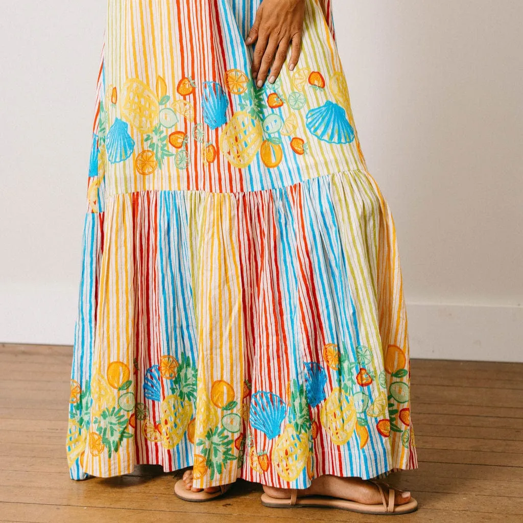 Fruit Stripe Camilla Dress sold by Sunshine Tienda product image thumbnail 4