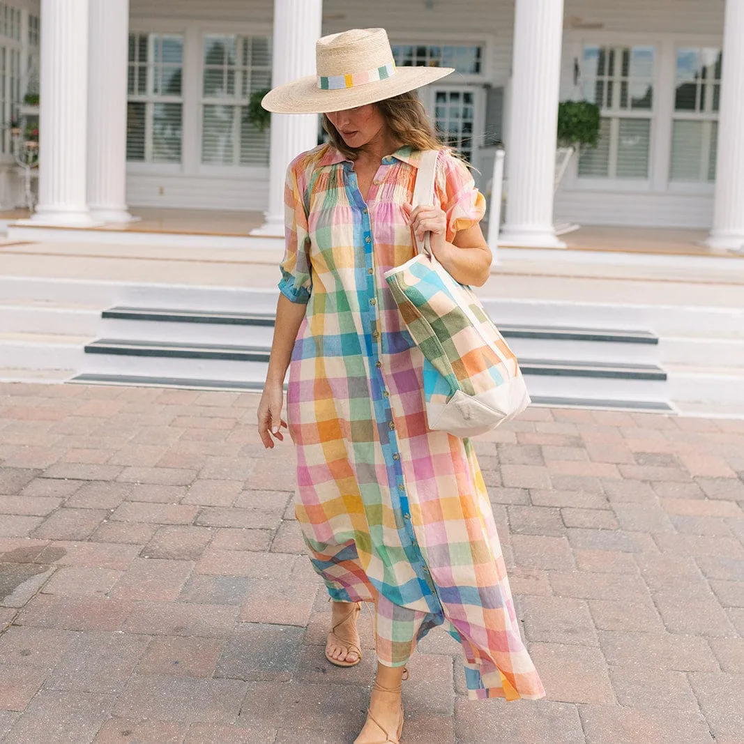 Rainbow Plaid Oasis Dress sold by Sunshine Tienda product image thumbnail 3