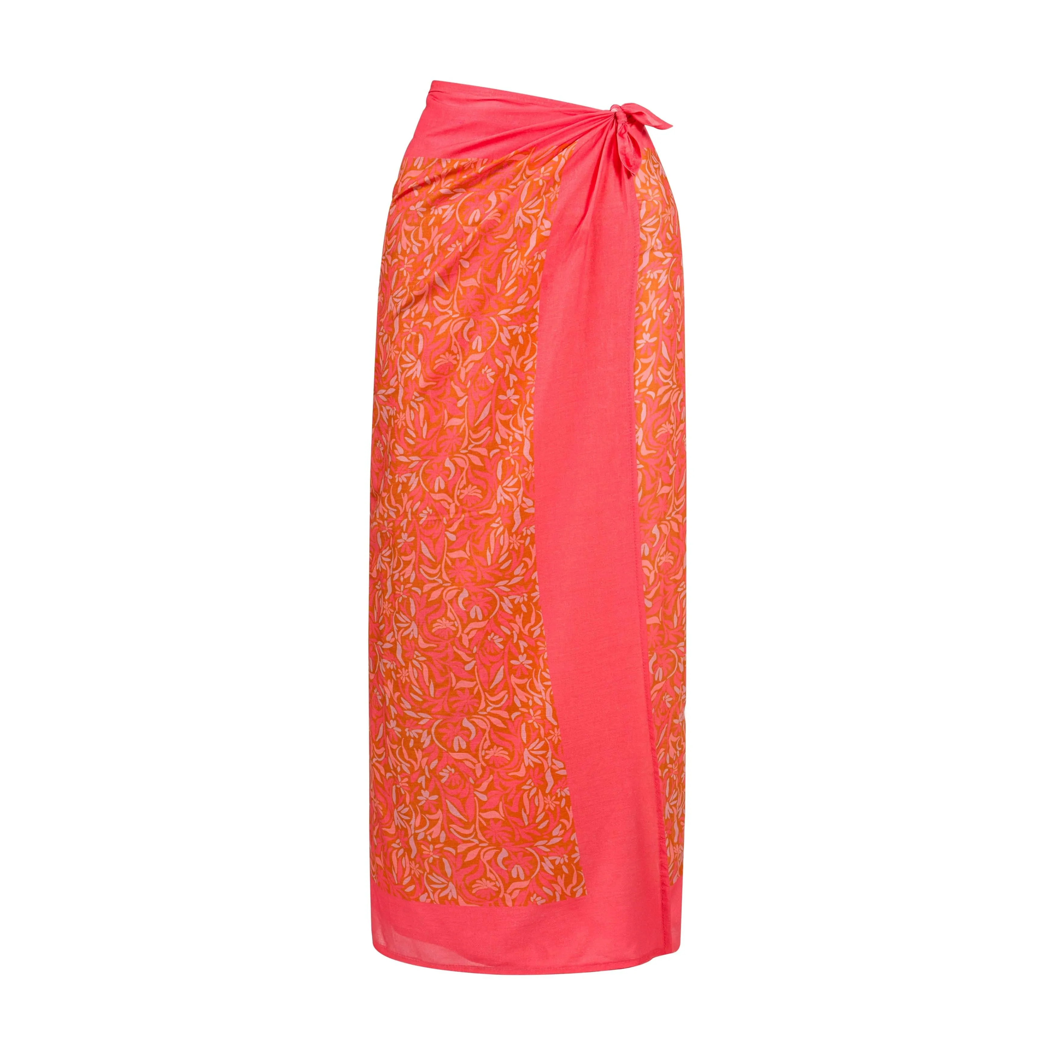 Pink Folk Floral Sarong sold by Sunshine Tienda product image thumbnail 3