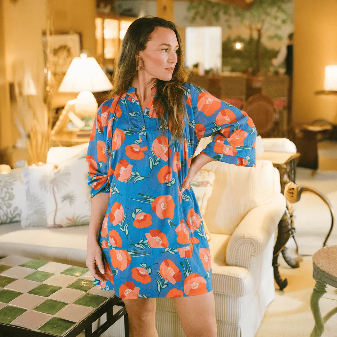 Summer Poppy Lilly Dress sold by Sunshine Tienda product image thumbnail 2