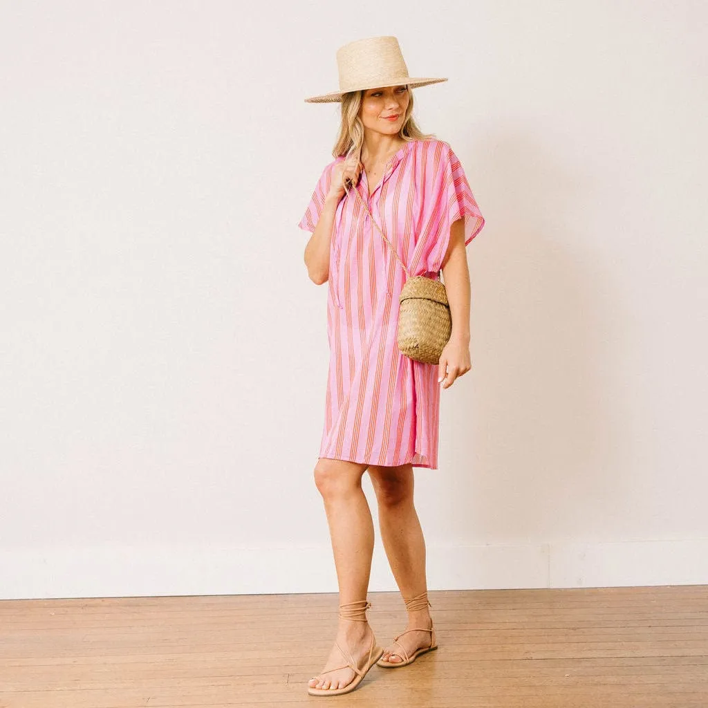 Orchid Pinstripe Cove Cover-Up sold by Sunshine Tienda product image thumbnail 3