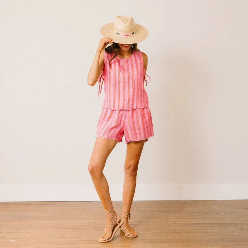 Orchid Pinstripe Coco Top sold by Sunshine Tienda