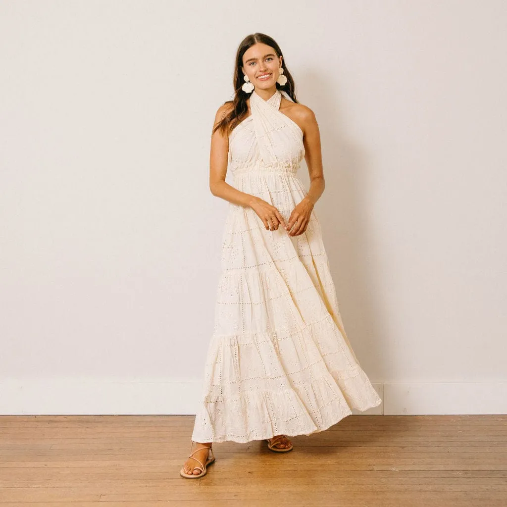 Ivory Shell Capri Dress sold by Sunshine Tienda product image thumbnail 4
