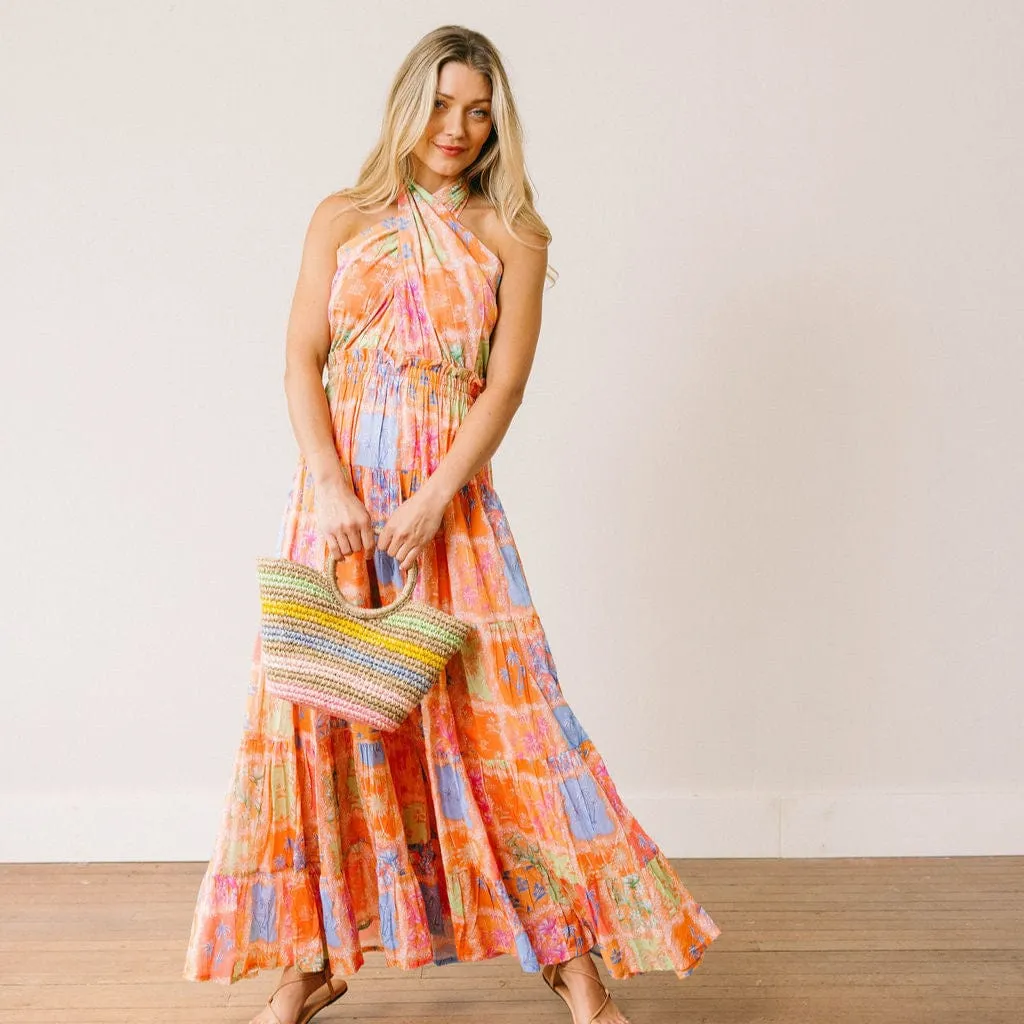 Patchwork Palm Capri Dress sold by Sunshine Tienda product image thumbnail 3