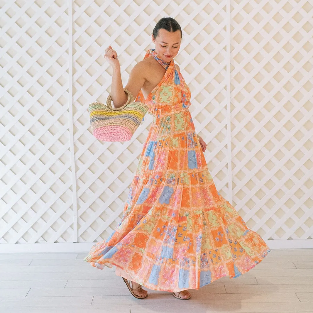 Patchwork Palm Capri Dress sold by Sunshine Tienda product image thumbnail 5