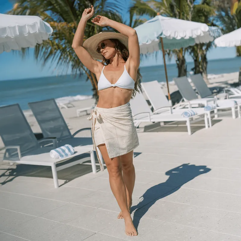 Ivory Shell Marina Sarong sold by Sunshine Tienda