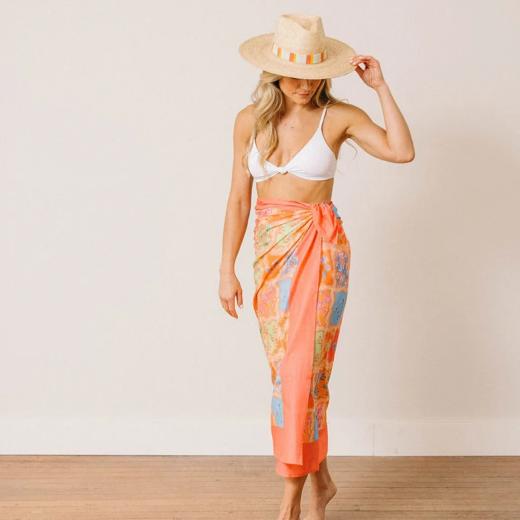Patchwork Palm Sarong sold by Sunshine Tienda product image thumbnail 3