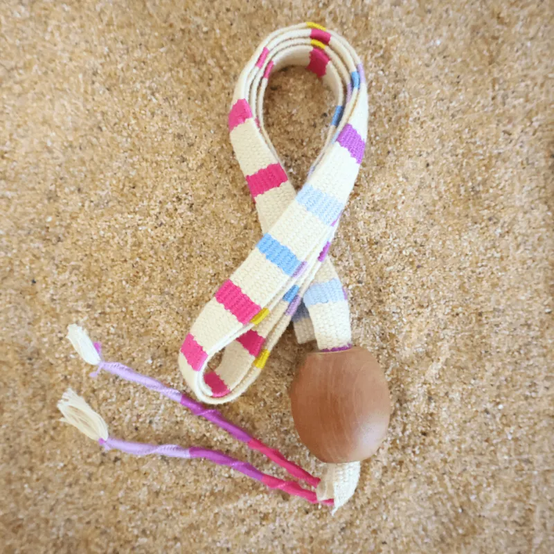 Pastel Stripe Hand-Woven Hat Band sold by Sunshine Tienda