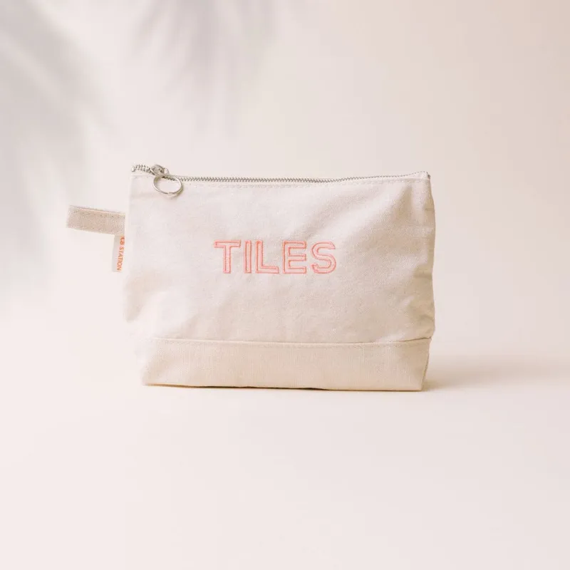 Canvas Mahjong Tiles Bag made by Sunshine Tienda